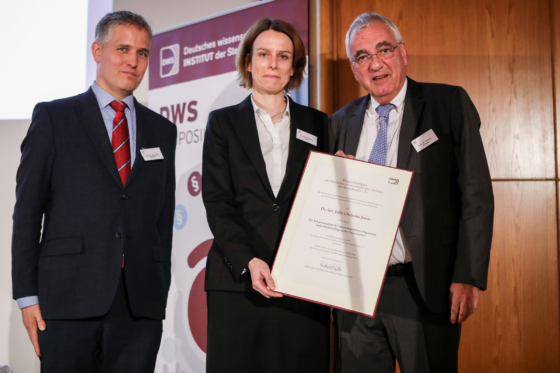 DWS-Wissenschaftspreis 2019: Dr. Julia Christine Jonas – Die Voraussetzungen der umsatzsteuerlichen Organschaft unter Berücksichtigung des Unionsrechts